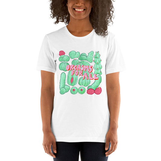 Orgasms For All Short-Sleeve Unisex T-Shirt